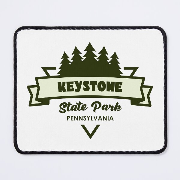 Item preview, Keystone State Park Pennsylvania Trees And Ribbon designed and sold by bivenart.