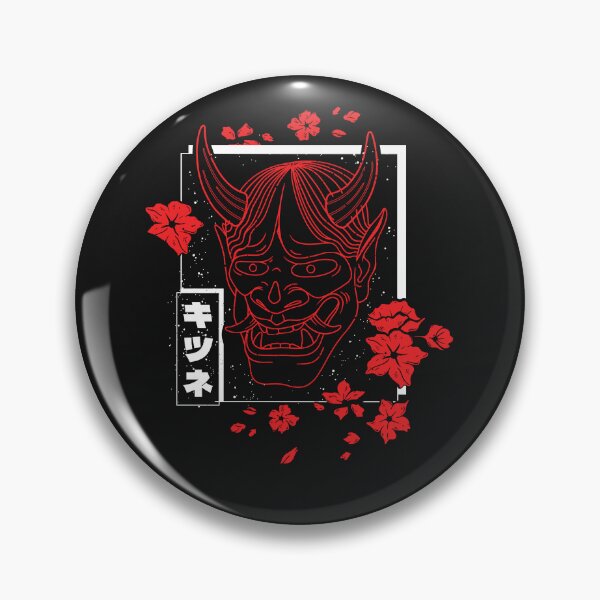 Item preview, Anime Devil - Samurai Oni Mask designed and sold by ChrisFeil.