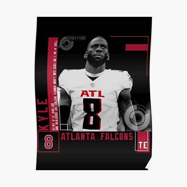 Kyle Pitts 8 Atlanta Falcons football player poster gift shirt