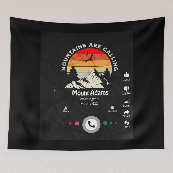 Item preview, Mountains Are Calling Mount Adams designed and sold by netfires.