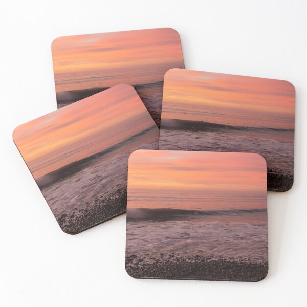 Item preview, Sunset wave lapping the shoreline designed and sold by twymanphoto.