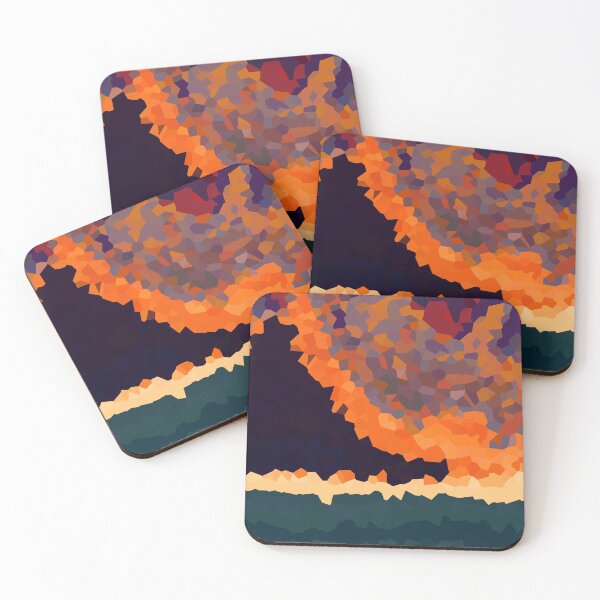 Item preview, Beach Abstract Maximalist Style - Ocean Sand Mountain Pretty Sky 1 of 8 designed and sold by Beachy.