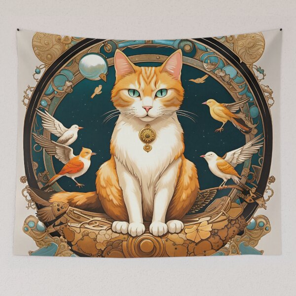 Artikelvorschau, Hauskatze Nirvana entworfen und verkauft von HabitableMoons.