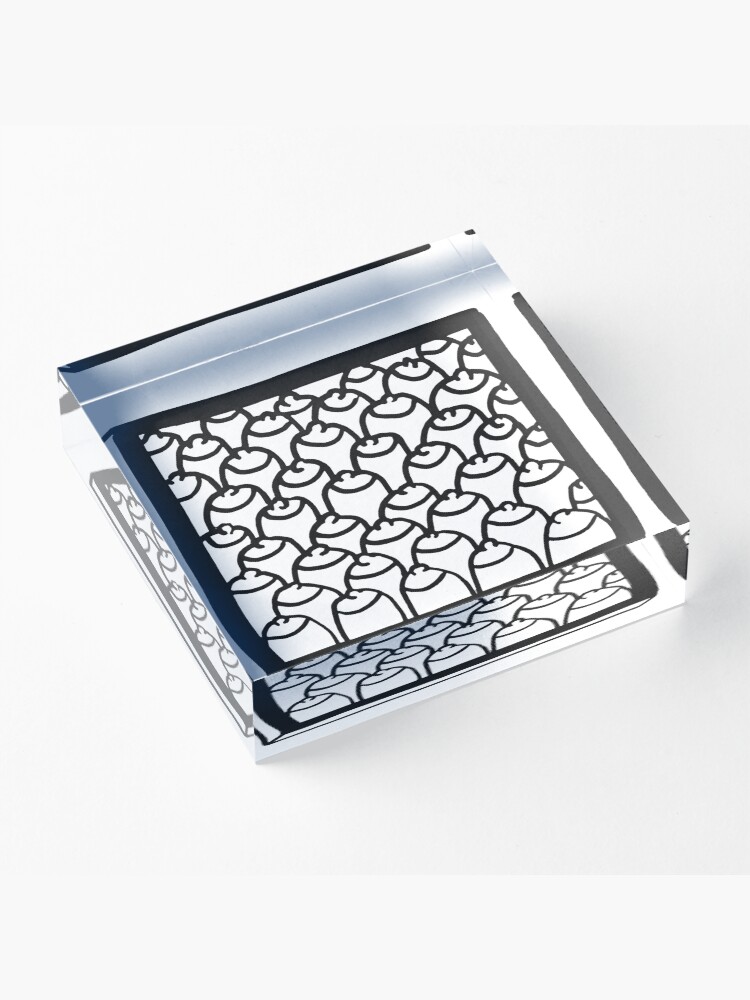 Alternate view of Framed Nipples Acrylic Block
