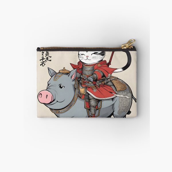 Item preview, cat riding a pig designed and sold by Jambonfromage.