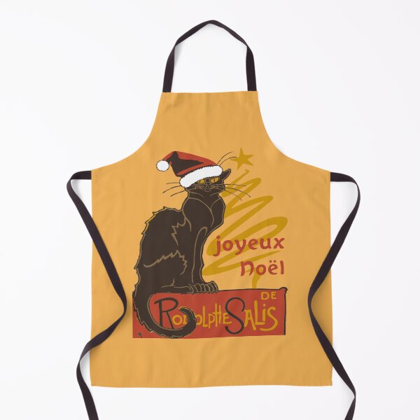 Item preview, Joyeux Noel Le Chat Noir With Stylized Golden Tree v2 designed and sold by taiche.