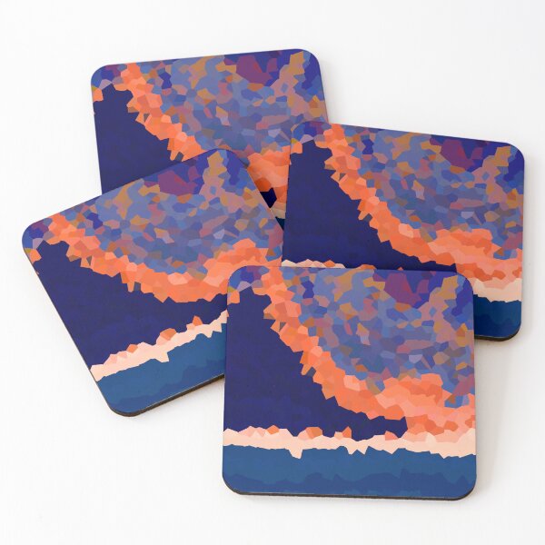 Item preview, Beach Abstract Maximalist Style - Ocean Sand Mountain Pretty Sky 3 of 8 designed and sold by Beachy.