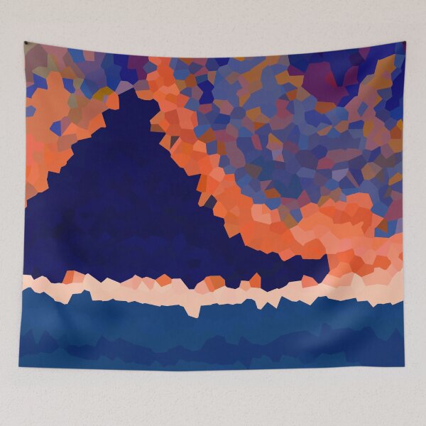 Item preview, Beach Abstract Maximalist Style - Ocean Sand Mountain Pretty Sky 3 of 8 designed and sold by Beachy.