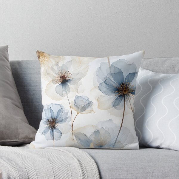 Item preview, Light blue blooming flowers, a light relaxed feeling, appropriate for a gentle and gentle personality. designed and sold by AnuStudios.