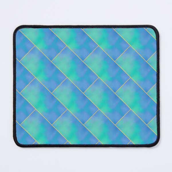 Item preview, abstract blue paint,geometric designed and sold by A-shell.