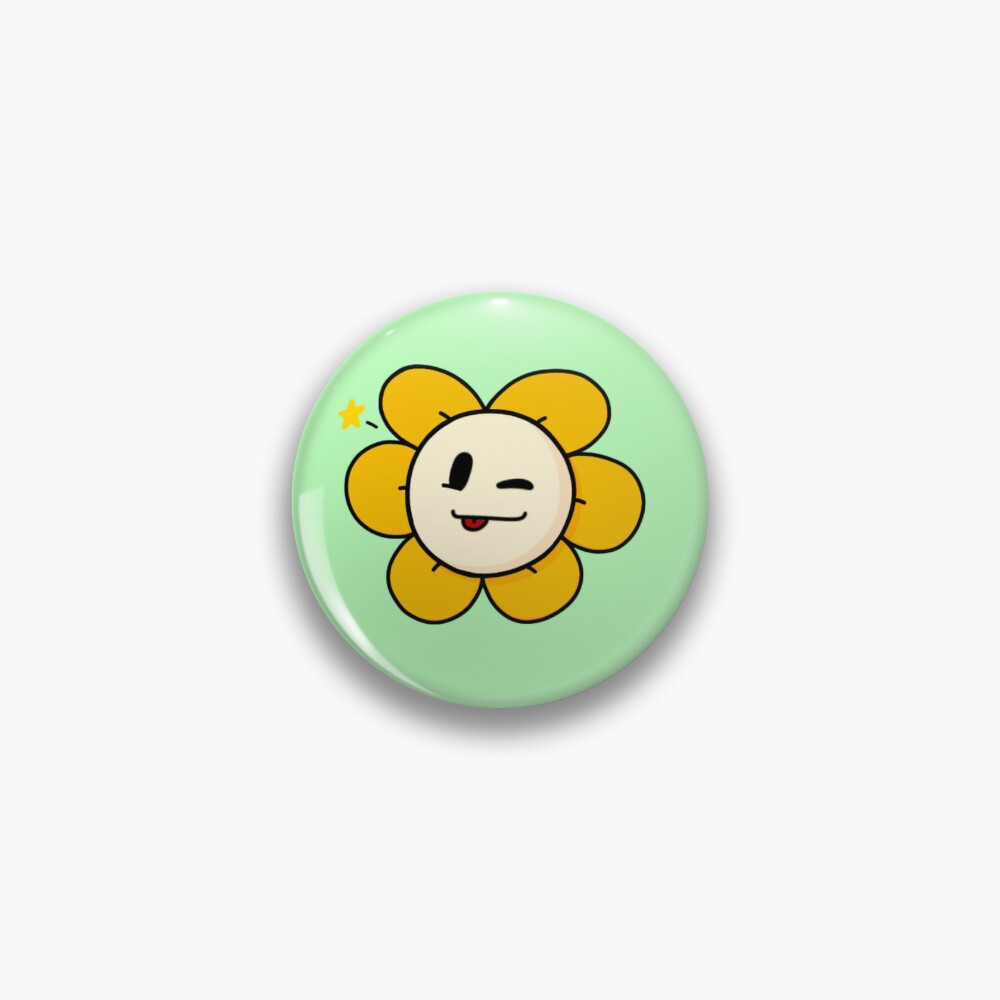 Undertale Smiling Flowey Sticker - Sticker Mania