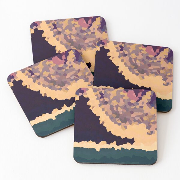 Item preview, Beach Abstract Maximalist Style - Ocean Sand Mountain Pretty Sky 4 of 8 designed and sold by Beachy.