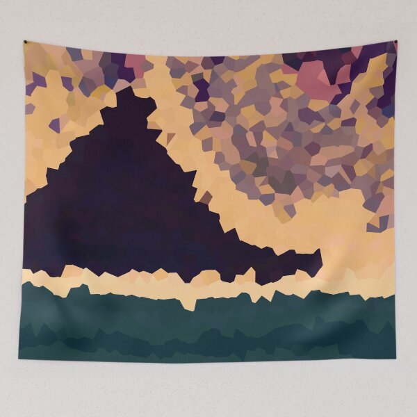 Item preview, Beach Abstract Maximalist Style - Ocean Sand Mountain Pretty Sky 4 of 8 designed and sold by Beachy.