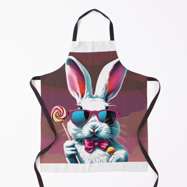 Item preview, bunny with lolipop 2023 tileartwork designed and sold by tileartwork.