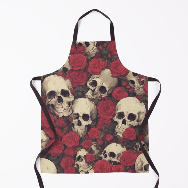 Item preview, Skull İn The Red Roses designed and sold by FrozenPolarBear.