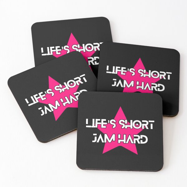 Item preview, Roller Derby Life is Short Jam Hard Jammer designed and sold by Soundpups.