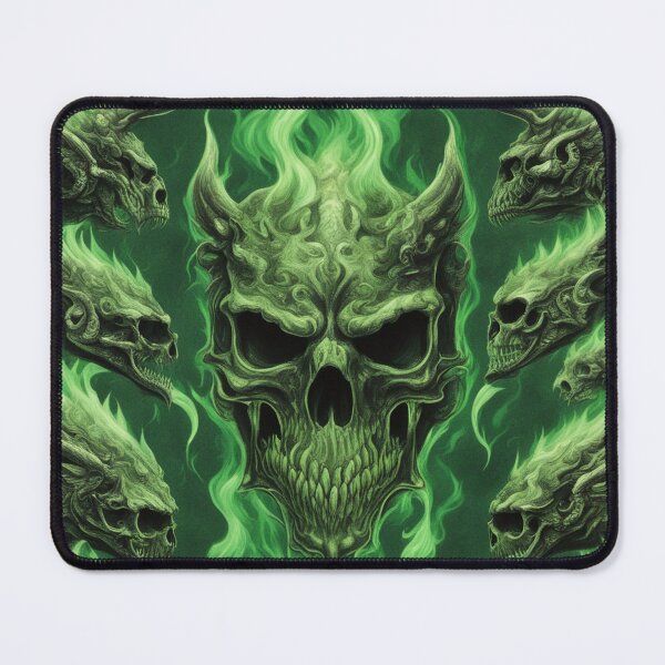 Item preview, Skulls and Dragon İn The Fire designed and sold by FrozenPolarBear.
