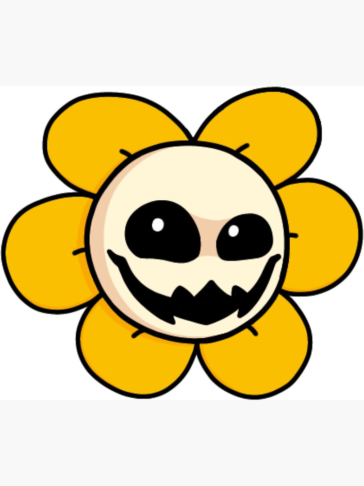 Undertale Flowey Evil Face Magnet for Sale by Sagetherookie