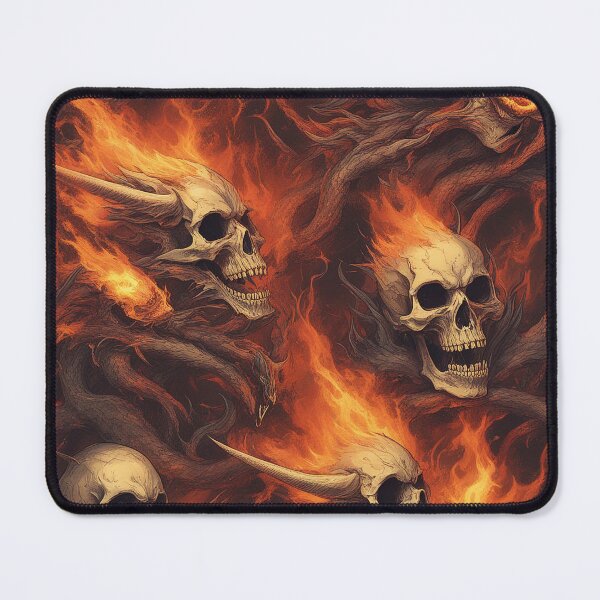 Item preview, Skull İn The Fire designed and sold by FrozenPolarBear.