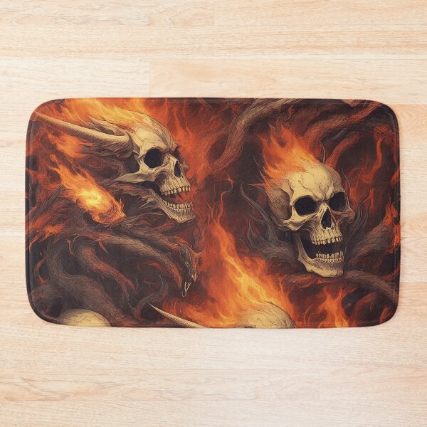 Item preview, Skull İn The Fire designed and sold by FrozenPolarBear.