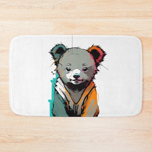 Item preview, Orange and Teal Koala Bear  designed and sold by CJMarchese.