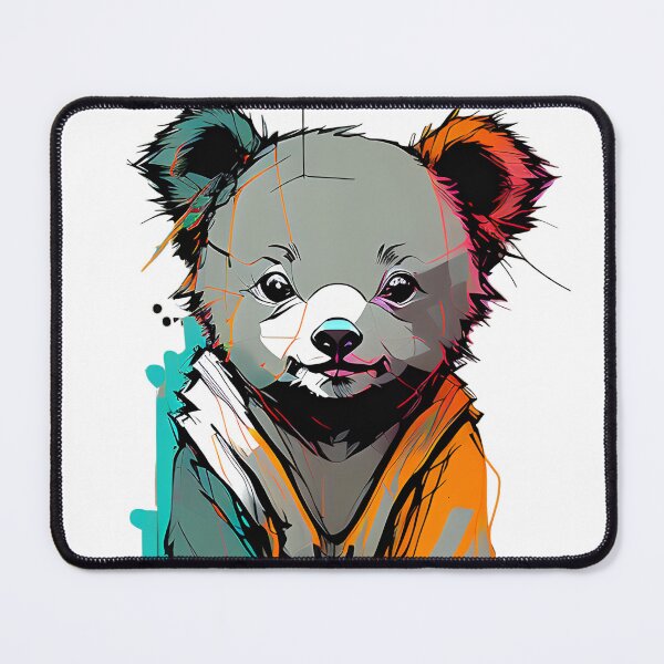 Item preview, Orange and Teal Koala Bear  designed and sold by CJMarchese.