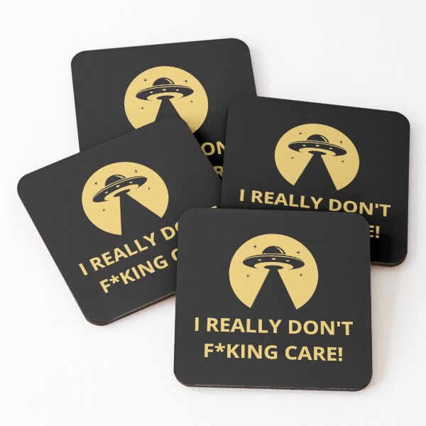Item preview, I really don't f*king care, 2023 ufo designed and sold by NiceSign.