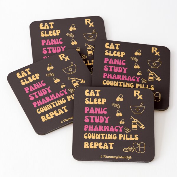 Item preview, Eat Sleep Panic Study Pharmacy Counting Pills Repeat designed and sold by netfires.