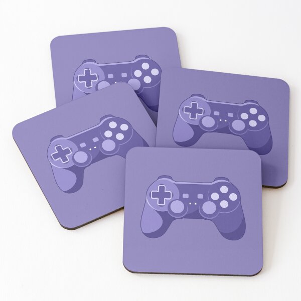 Artikelvorschau, Blaues, monochromatisches, flaches Gamepad-Design entworfen und verkauft von versusreality.