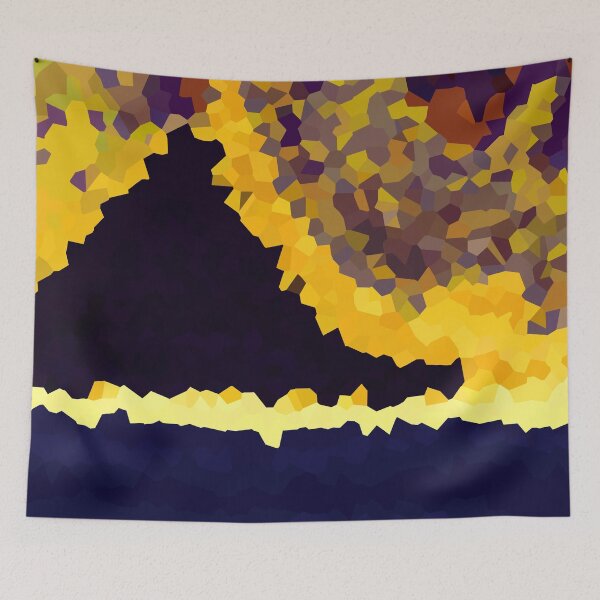 Item preview, Beach Abstract Maximalist Style - Ocean Sand Mountain Pretty Sky 6 of 8 designed and sold by Beachy.