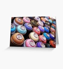 SERIES PAINT BOMBS Greeting Card