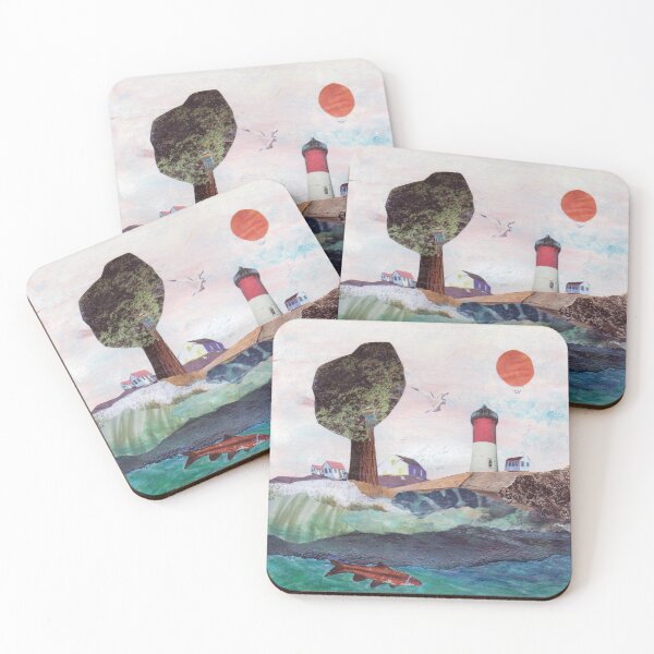 Item preview, Lighthouse Beacon Seascape designed and sold by LaurelDoggett.