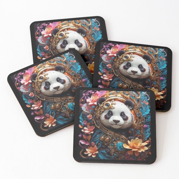Item preview, steampunk panda designed and sold by unlmtdart.