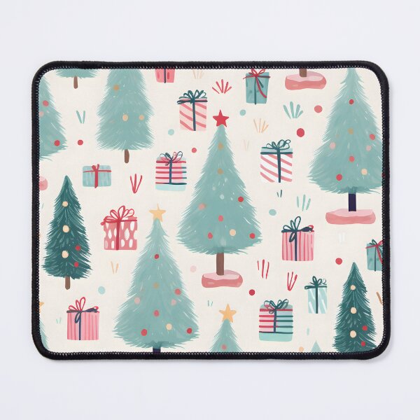 Item preview, Christmas theme with gifts and Christmas trees designed and sold by grebie.