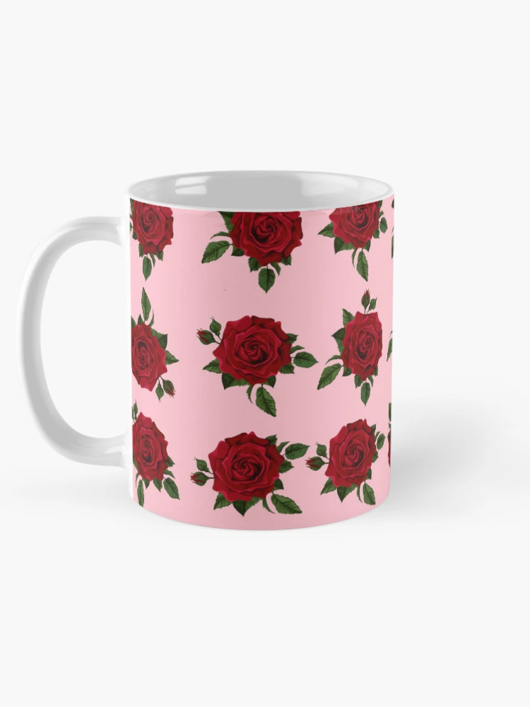 Thumbnail 5 of 6, Coffee Mug, Beautiful Red Roses designed and sold by YourPattern.