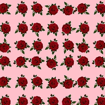 Artwork thumbnail, Beautiful Red Roses by YourPattern