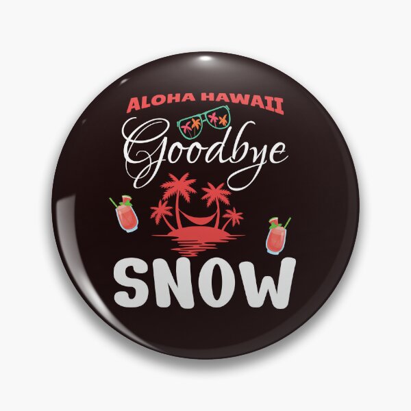 Aperçu de l'œuvre Aloha Hawaï Au revoir la neige créée et vendue par netfires.