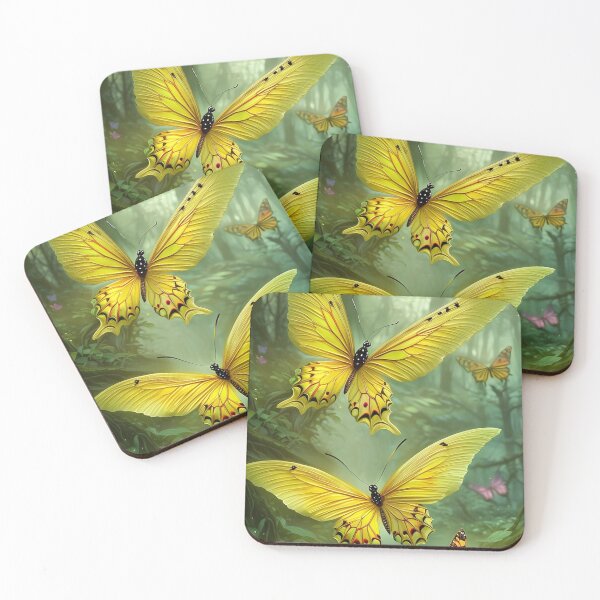 Item preview, Pretty Yellow Butterflies designed and sold by WaryTales.