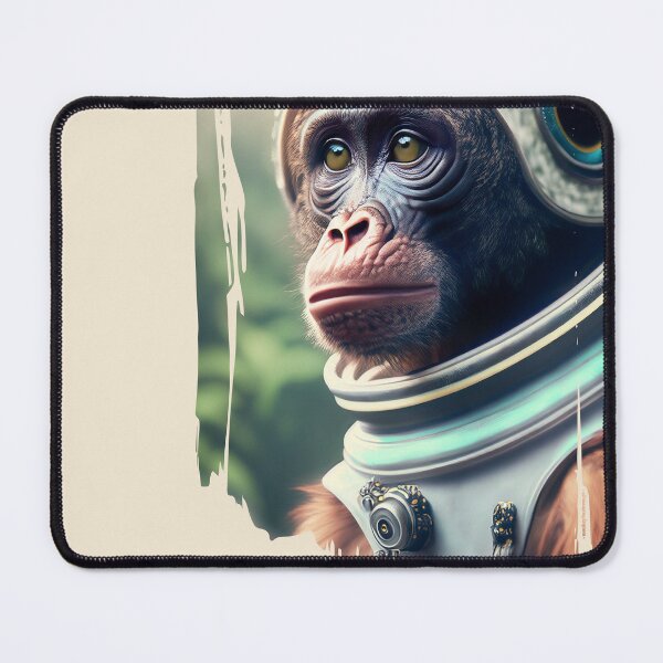 Item preview, Space Monkey Astronaut - Amazon Rain Forest Landscape - Universe Explorer designed and sold by monkeybusiness.pt.
