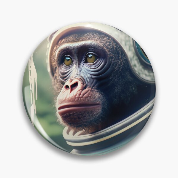 Item preview, Space Monkey Astronaut - Amazon Rain Forest Landscape - Universe Explorer designed and sold by monkeybusiness.pt.