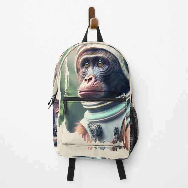 Item preview, Space Monkey Astronaut - Amazon Rain Forest Landscape - Universe Explorer designed and sold by monkeybusiness.pt.