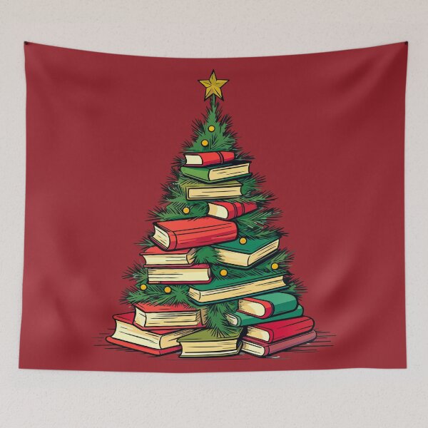 Item preview, Book Lover Christmas Tree designed and sold by Nange and Gabe.