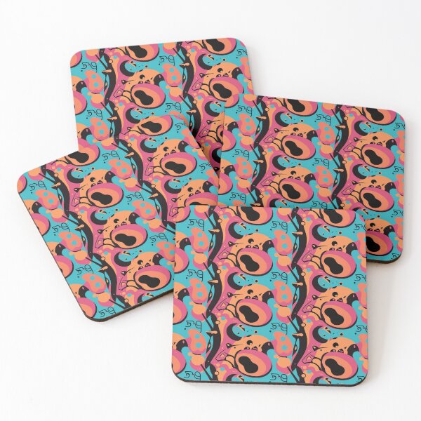 Item preview, Retro Colored Abstract mural pattern in the graffiti style designed and sold by GracefulGems.