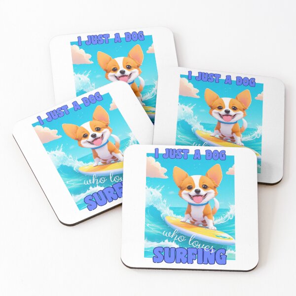 Item preview, I Just A Dog Who Loves Surfing designed and sold by netfires.