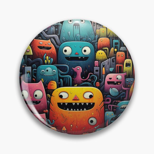 Artikelvorschau, Skurriles geometrisches Monsterland: Bunte Kreaturen Version 2 entworfen und verkauft von lordyswiss.