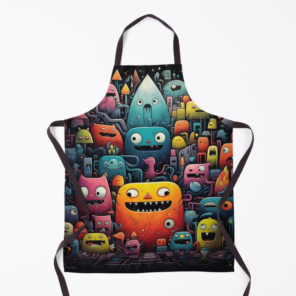 Item preview, Whimsical Geometric Monsterland: Colorful Creatures Version 2 designed and sold by lordyswiss.