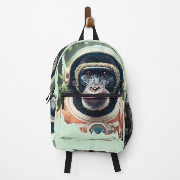 Item preview, Space Monkey Astronaut - Planet of Woods Landscape - Universe Explorer designed and sold by monkeybusiness.pt.