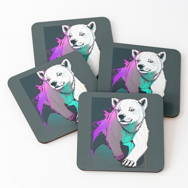 Item preview, Inkpunk Baby Polar Bear designed and sold by CJMarchese.