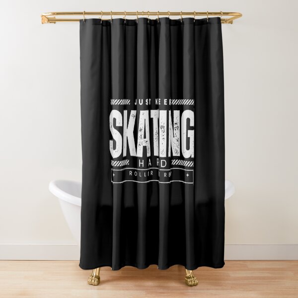 Item preview, Roller Derby Just Keep Skating Hard  (White image) designed and sold by Soundpups.