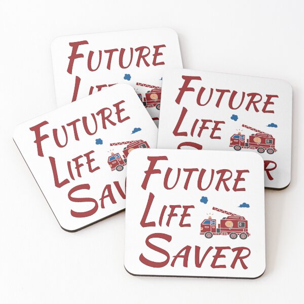 Item preview, Future Life Saver with firetruck designed and sold by Line2Rhyme.